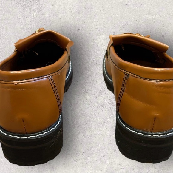 Brown loafers with tassel size 7 - Picture 5 of 8
